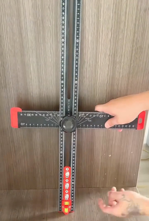 خط کش ۶۵ سانت تاشو و شابلون خارطبقه