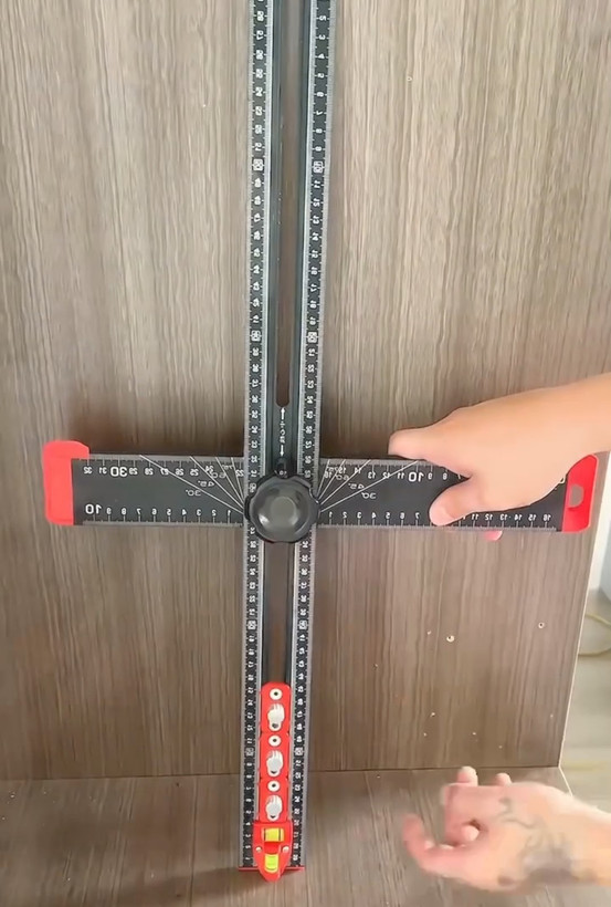 خط کش ۶۵ سانت تاشو و شابلون خارطبقه
