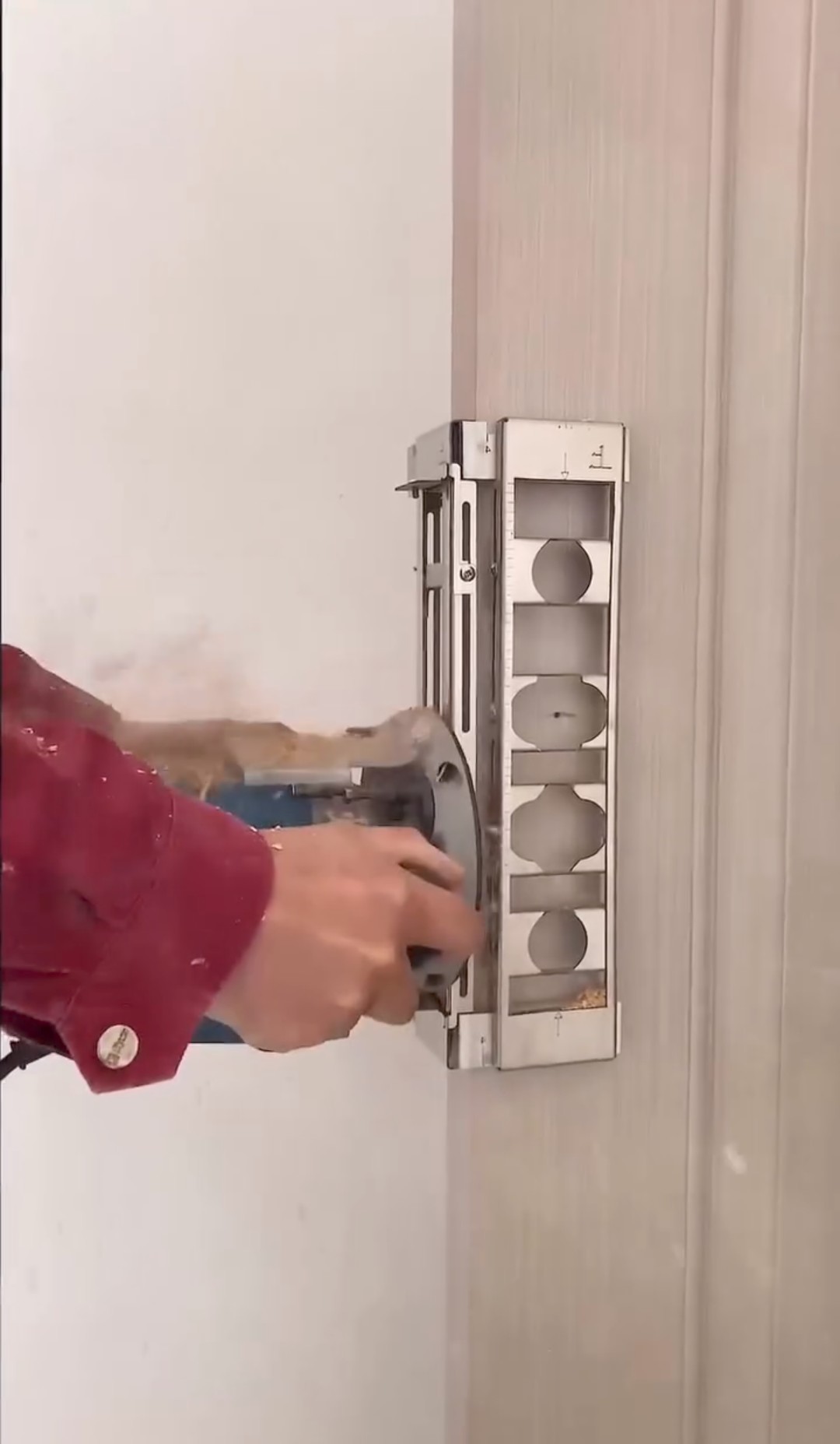شابلون جای قفل درب و دستگیره اتاقی وارداتی درجه یک