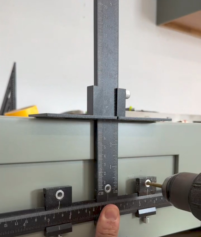شابلون جای دستگیره کابینتی و کمدی مدل تی اورجینال و وارداتی ۴۰ سانت