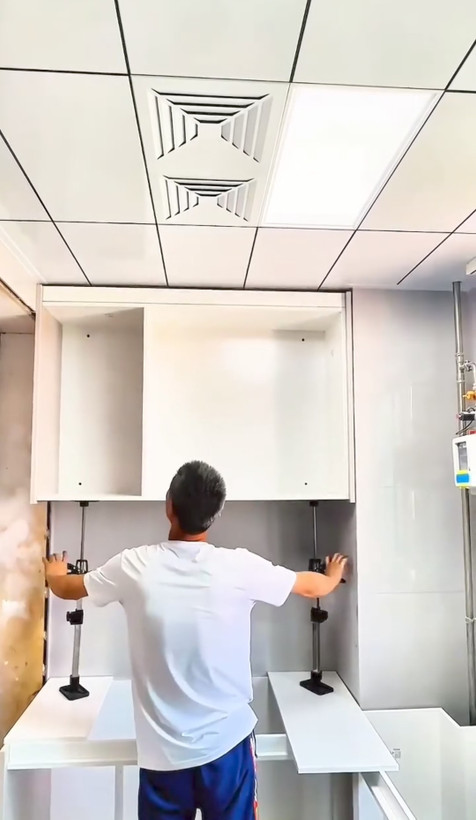 جک بالابر کابین هوایی استیل مکعبی حرفه ای از ۴۰ تا ۸۵ باز شو